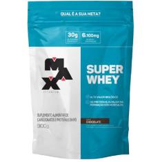 Super Whey (900G) - Sabor Chocolate, Max Titanium