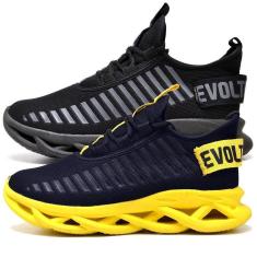 Tênis Masculino Corrida Academia Running Leve Kit 2 Peças-Masculino