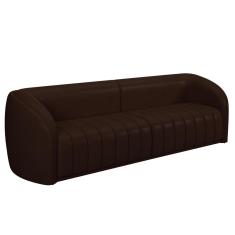 Sofá 5 Lugares Para Sala 332cm Lazio M03 Corano Marrom - Lyam Decor