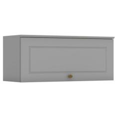 Armário Aéreo P/ Cozinha Americana 1 Porta Basculante 80cm Cinza - Henn