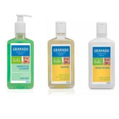 Kit Higiêne do Bebê Shampoo + Condicionador + Sabonete Erva Doce - Gra