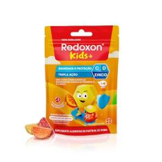 Redoxon Kids Vitamina C, Vitamina D e Zinco, Suplemento Alimentar Infantil, Sabor de Mix de Frutas, 25 Gomas