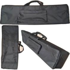 Capa Bag Master Luxo Para Teclado Yamaha Mx88 Nylon Preto