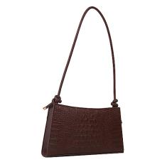 Pequenas bolsas de ombro Tote para mulheres Bolsa de mão clássica retrô Bolsa de embreagem fofa e bolsa de mão (Brown)