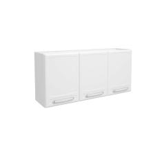 Armário Aéreo P- Cozinha Evidence 7008 3 Portas 120cm Branco - Bertolini