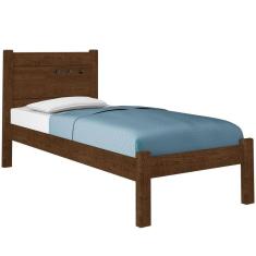 Cama Bianca Solteiro Malbec Com Colchão