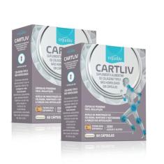 Kit 2 Cartliv Colageno Tipo 2 Equaliv 60 cápsulas