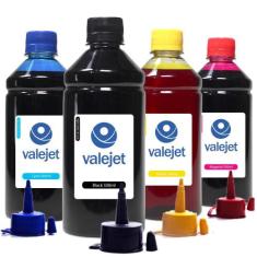 Kit 4 Tintas Para Cartucho Brother Lc79 Cmyk 500ml Valejet