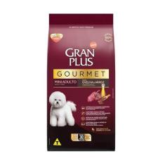 Ração GranPlus Gourmet para Cães Adultos de Porte Mini Sabor Ovelha e 