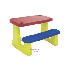 Mesa Escolar Infantil Tramontina Colorida em Polipropileno