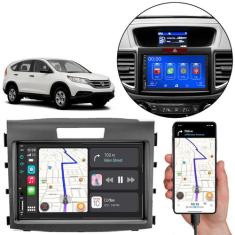 Kit Multimídia Mp5 Crv 2012-2016 Tela 7 Pol Touch Carplay + Câmera de 