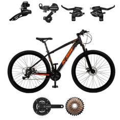 Bicicleta Aro 29 KSW XLT 100 21 Velocidades Aluminio MTB C/ Kit SHIMAN