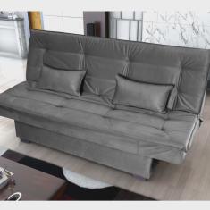 Sofá Cama 3 Lugares Reclinável Esmeralda Matrix