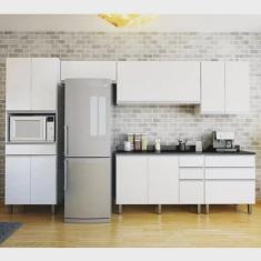 Cozinha Compacta 6 Peças 10 Portas 7 Gavetas Top Class Branco