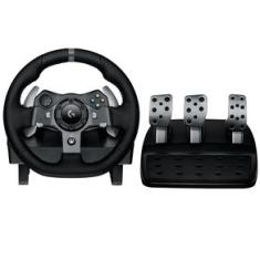 Volante Logitech G920 Driving Force e Pedais com Force Feedback para Xbox Series X|S, Xbox One e PC