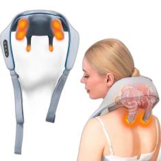 Aparelho Recarregável Massagem Pescoço Relaxante Alivia - Bivena