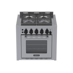 Fogao a Gas de Embutir 4 Bocas Venax Temis Inox 220V