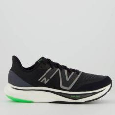 Tênis New Balance Fuelcell Rebel V3 Preto e Verde-Masculino