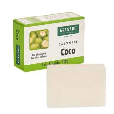 Sabonete de Coco Granado em Barra para Pele Mista e Oleosa 100g, 1, 10