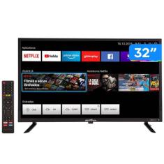 Smart TV Britânia 32 BTV32D10N5SKH HD Dolby Audio Led Bivolt, 32"