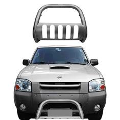 Para-choque De Impulsão Frontier 03 a 2007 Com Chapa Grafite