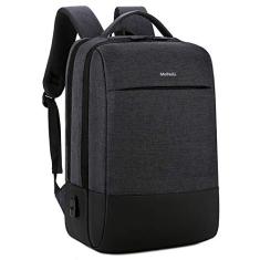 Mochila para laptop multifuncional USB à prova de choque respirável e respirável mochila para computador impermeável de pano Oxford Bolsa masculina de viagem