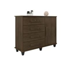 Cômoda Sapateira Grécia Noce - RV Móveis