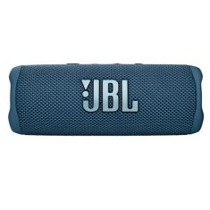 Caixa de Som Bluetooth JBL Flip6 Azul até 12h de Bateria, à Prova D'água IP67, Proteção de Carregamento USB 20W Rms