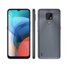 Smartphone Motorola Moto E7 32GB Cinza Metálico 4G Octa-Core 2GB RAM 6