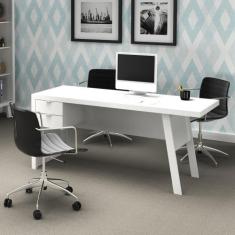 Mesa para Escritório 1,63m 2 Gavetas Várias Cores ME4122 Tecnomóbili, 