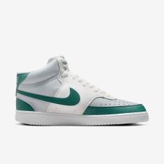 Tênis Nike Court Vision Mid Masculino Cor Cinza/Verde Branco - 43