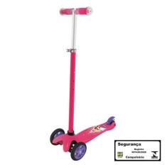 Patinete 3 Rodas Infanto-Juvenil Rosa - MOR