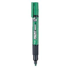 Pentel Marcador de tinta bullet point de 4,0 mm com tinta à base de celulose cores vivas permanentes - verde