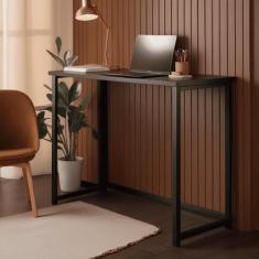 Escrivaninha Industrial Aço Dobrável Computador Home Office Mesa Estud