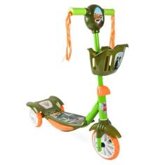 Patinete 3 Rodas c/ Cesta Verde CV192314 - Play&Fun, Unica