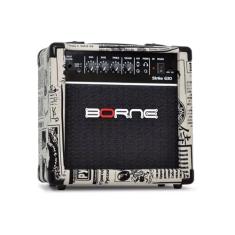 Amplificador Cubo Para Guitarra Borne Strike G30 Jornal 15W Bivolt Automático
