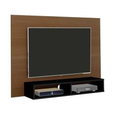 Painel para TV até 42 polegadas Flash Artely, Amendoa e Preto