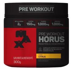 Horus - Pré Treino (300g) Max Titanium Frutas Vermelhas-Unissex