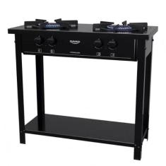 Fogão Industrial Dako Cda 2 Bocas Preto - ATLAS