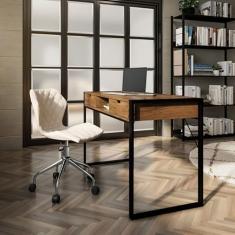 Escrivaninha Win Ipê e Preta