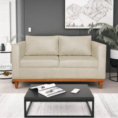 Sofá 2 E 3 Lugares Europa 180cm Suede - Doce Sonho Móveis Bege