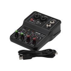 Mesa De Som Interface De Audio Mixer Vedo Q-12 Placa de Som Gravação P