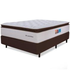 Cama Box com Colchão King Premium Mola Ensacadas HiperSoft Sensation M