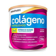 Maxinutri Colágeno Hidrolisado 2Em1 - 250G Amora