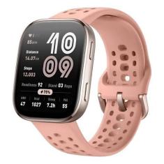 Relógio Inteligente Amazfit Bip 6 Gps 1.97 Com Pulseira Rosa Blush