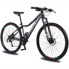Bicicleta aro 29 KRW Alumínio 24 Vel Shimano Altus Freio Hidráulico Suspensão C/ Trava de ombro KR11-Unissex