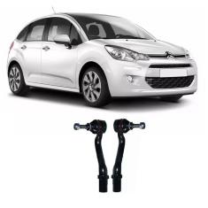 Terminal de Direção Citroen C3 Dianteiro 2003 Até 2013 Flex Automotive O Par