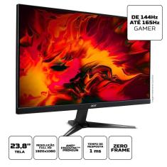 Monitor Led 23,8&quot; Acer Nitro Qg241y P Gamer / Fhd / 1ms / Vesa / Hdmi / Dp