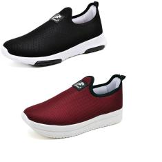 Kit 2 Pares Tenis Feminino Para Academia e Casual Novidade-Feminino