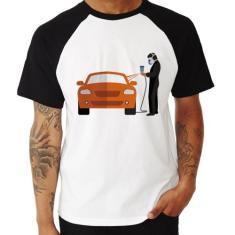 Camiseta Raglan Pintor Automotivo - Foca Na Moda